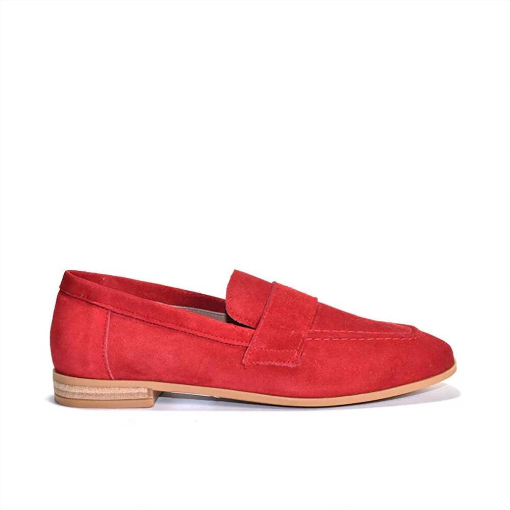 NEW CORDANI women's ardelle loafer shoes in red